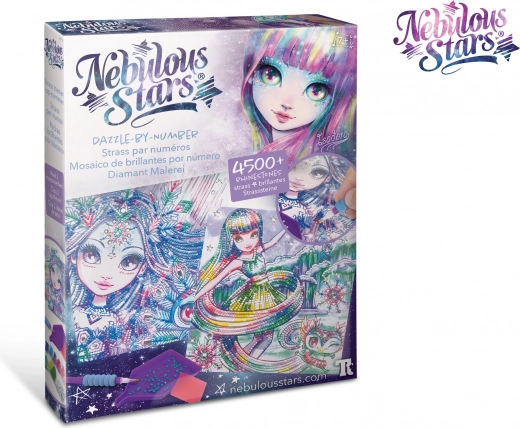 Nebulous Stars set creativ cu autocolante cu diamante