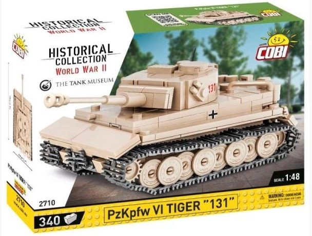Set de construcție tanc PzKpfw VI TIGER 131 la scară 1:48