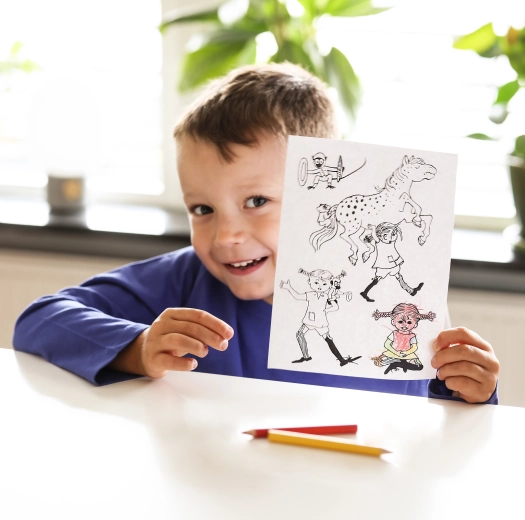 Ilustrații originale din lumea lui Pippi
