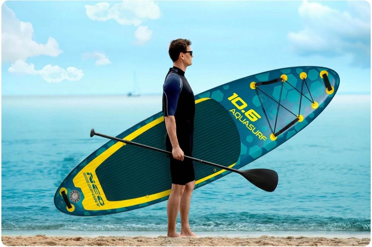 Suprafață EVA antiderapantă și transport ușor