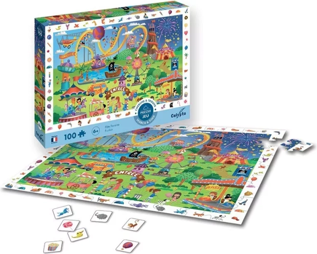 Sentosphere puzzle la bâlci 100 de piese cu joc de căutare
