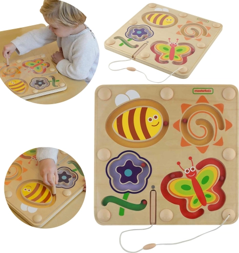 Labirint magnetic Masterkidz – lumea insectelor
