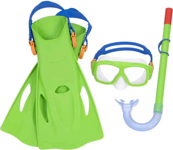 Set pentru snorkeling BESTWAY – mască, snorkel și labe (mărimea 37–41)