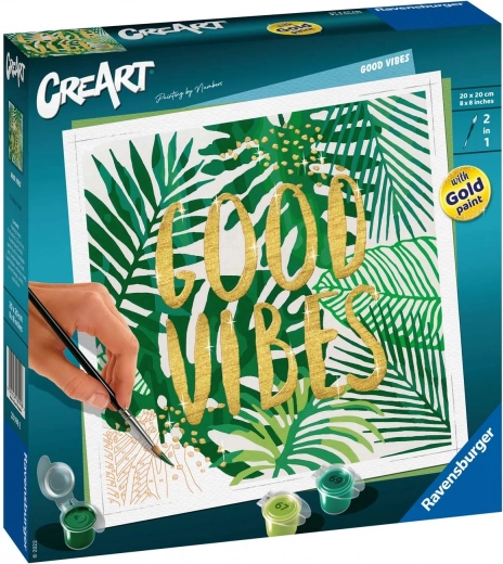 CreArt: Good Vibes – pictură după numere pentru adolescenți