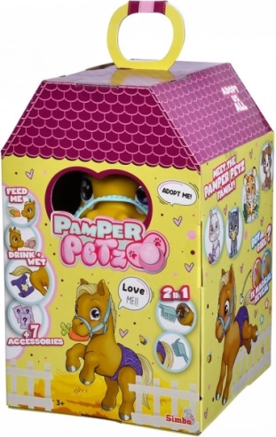 Cal interactiv PAMPER PETZ cu certificat de adopție și accesorii