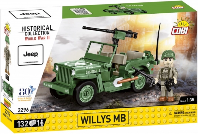 Cărămizi Jeep Willys MB 132 de piese
