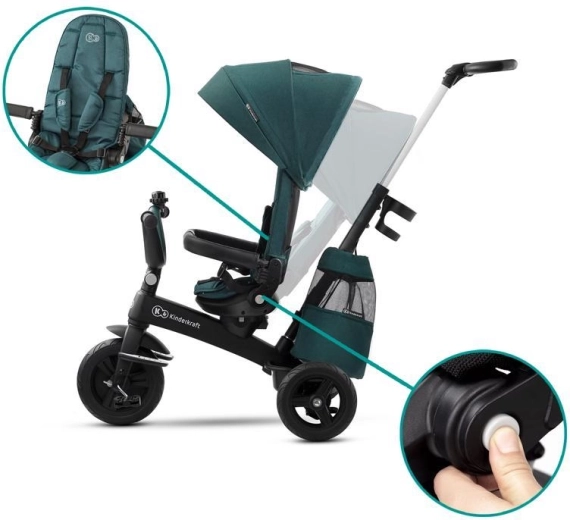 Scaun rotativ 360° pentru contact cu copilul