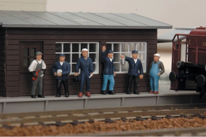 Piko figurine ale personalului feroviar – set 6 buc