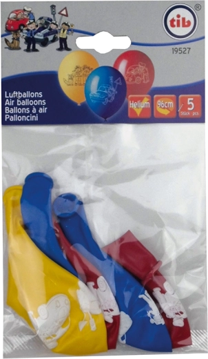 Baloane poliție colorate 30 cm (3 tipuri) - 1 bucată