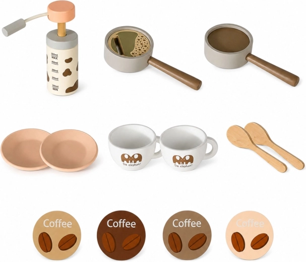 Accesorii bogate pentru jocul de barista