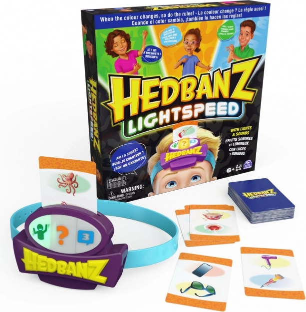 Joc de societate Hedbanz Lightspeed