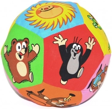 Minge textilă cu motiv Krtek 15 cm
