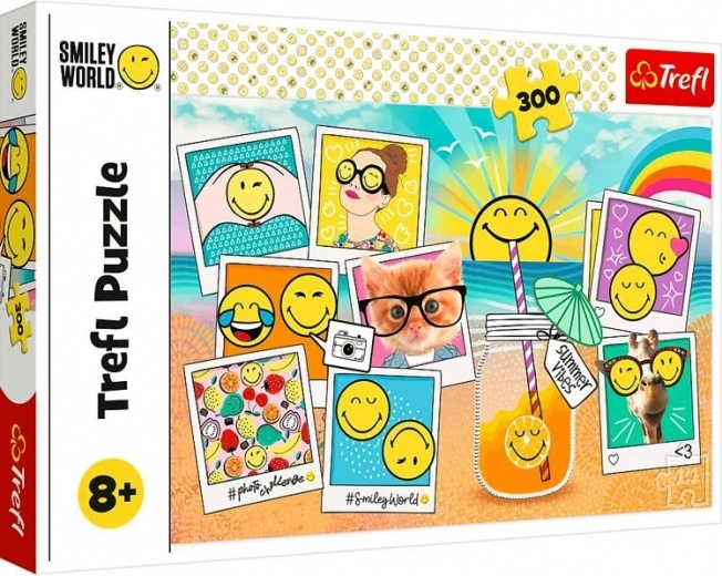Puzzle 300 piese Smiley în vacanță