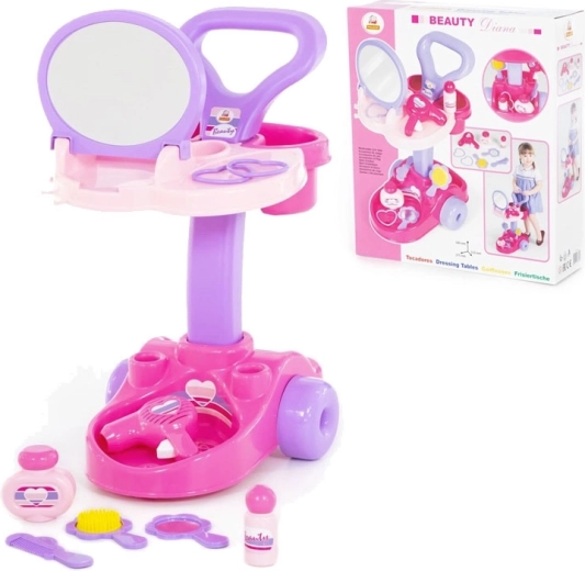 Salon de înfrumusețare cu cărucior 54 cm