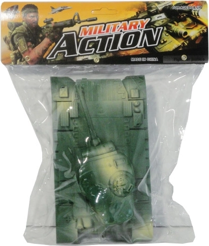 Tanc militar – jucărie verde pentru copii de la 3 ani