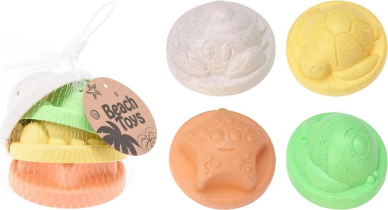 Forme de nisip Animale marine – set 4 buc