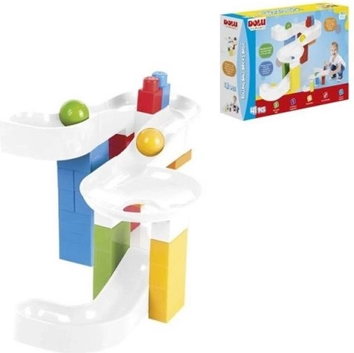 Pistă cu bile Dolu cu set de construcție