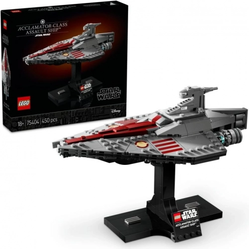 Lego Star Wars crucișător clasa Acclamator – model de colecție pentru adulți
