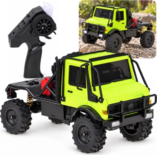 Vehicul de teren controlat de la distanță MN Model U4000 4WD 1:18 cu lumini LED