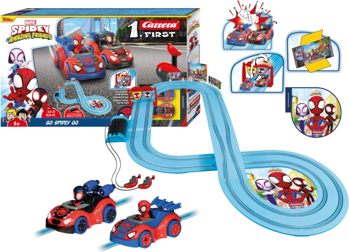 Pistă de curse Carrera First Spidey – Go Spidey Go! 2,9 m