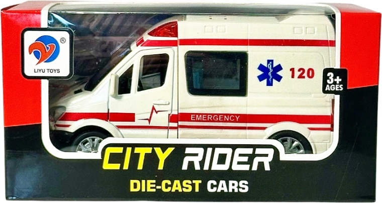 Ambulanță pentru copii cu lumini și sunete