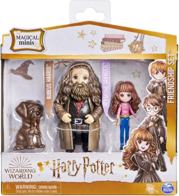 Păpuși Wizarding World Hermione și Hagrid