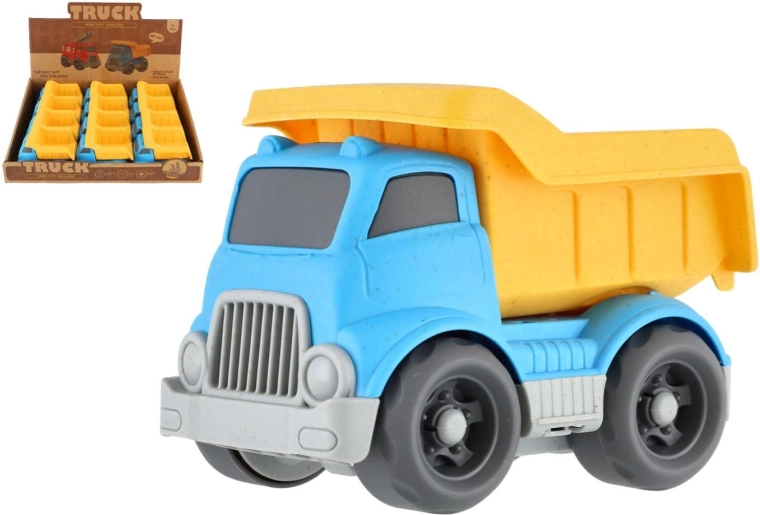 Mini autobasculantă de construcții pliabilă 10 cm cu rulare liberă (12 buc. în cutie)