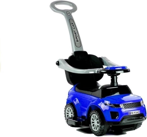 Vehicul de jucărie pentru copii cu mâner de ghidare Albastru