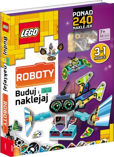Ameet LEGO Master Brand – construiește și lipește: roboți
