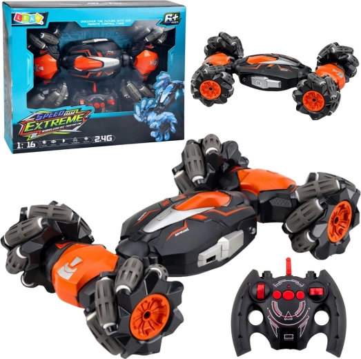 Mașină cascador RC drift Twist 1:16 portocaliu 2,4 GHz