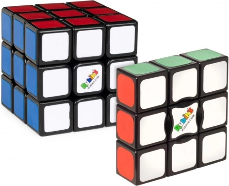 Cub Rubik set pentru început: 3×3 și muchie cu un singur strat 3×3×1