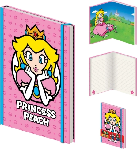 Super Mario caiet A5 Premium Peach