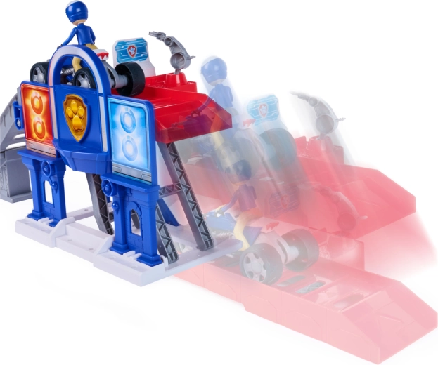 Coborâre plină de acțiune pe rampă