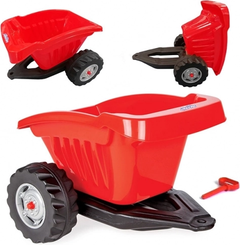 Woopie remorcă basculantă pentru copii Active Trailer, roșu, capacitate 35 kg