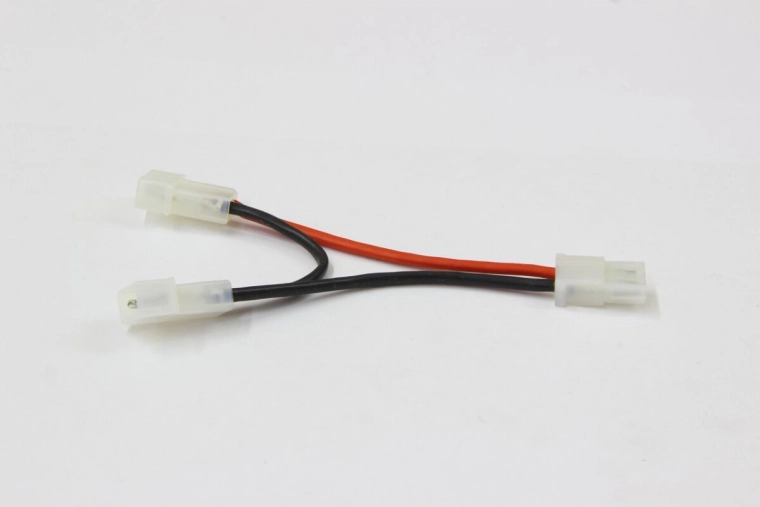 Adaptor Y pentru baterie AMP cu fire de 1,5 mm