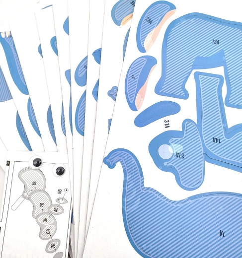 Asamblare ușoară datorită pieselor numerotate