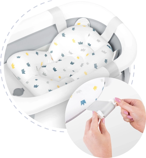 Fixare sigură cu ajutorul curelelor reglabile