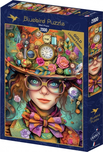 Puzzle Bluebird Gold Edition Pălăria trăsnită 2000 piese