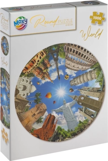 Moxy puzzle rotund Lumea 1000 piese