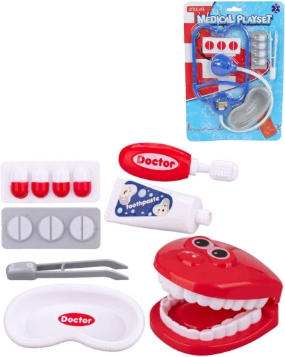 Set de doctor pentru copii cu accesorii stomatologice