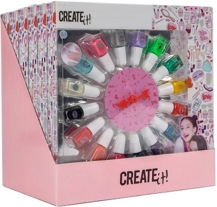 Create It! set de lacuri de unghii – 16 culori