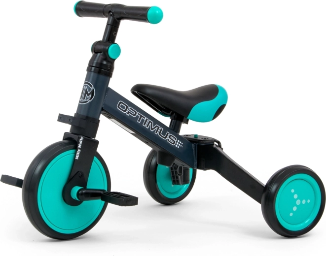 Milly Mally bicicletă fără pedale și tricicletă pentru copii 3 în 1 Optimus Mint