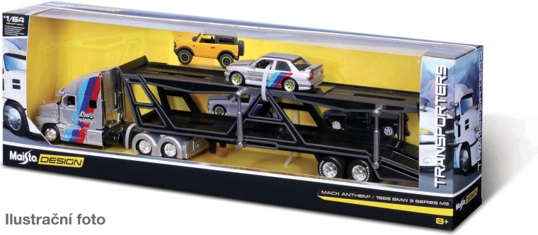 Maisto Design Transporters transportor cu mașinuță 1:64