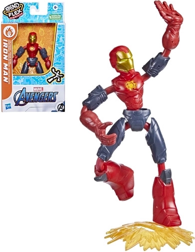 Avengers Bend and Flex Iron Man – figurină de acțiune flexibilă 15 cm