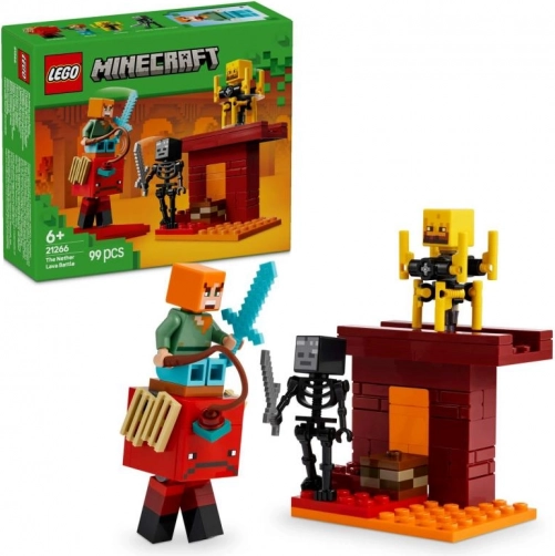 LEGO Minecraft bătălia pe pod în Nether