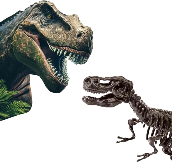 Asamblați scheletul de T‑Rex