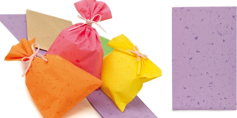 Punguță din celofan 20 × 35 cm mov