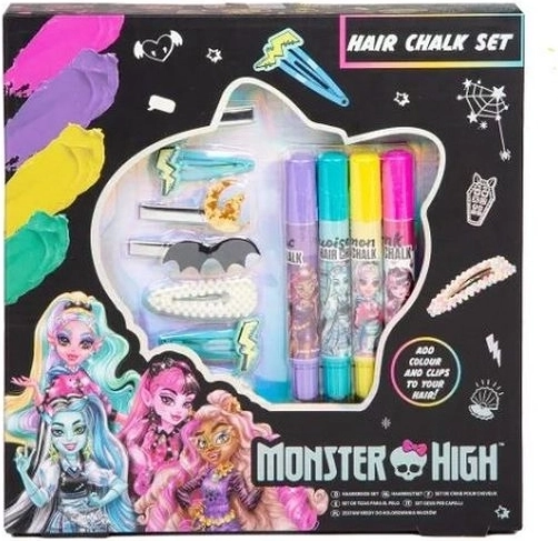 Monster High cretă pentru păr – set cu agrafe