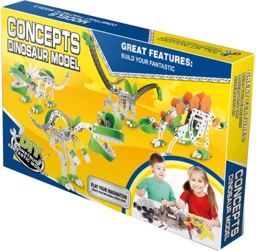 Set de construcție metalic seismosaurus 141 piese