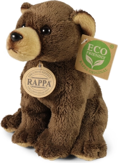 Ursuleț de pluș maro 15 cm ECO FRIENDLY RAPPA